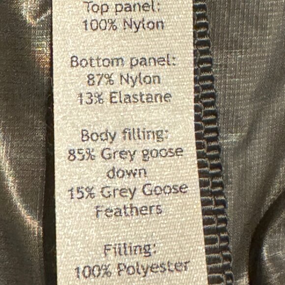 Lululemon Navigation Stretch Down Jacket in Gray Sage Size 8 - Picture 7 of 16